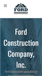 Mobile Screenshot of ford-construction.com